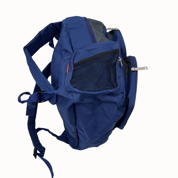 Climb Mtn Terrain Off Limit 68 Blue Orange Backpck Multi Pkts Hike Travel School - Picture 9 of 10